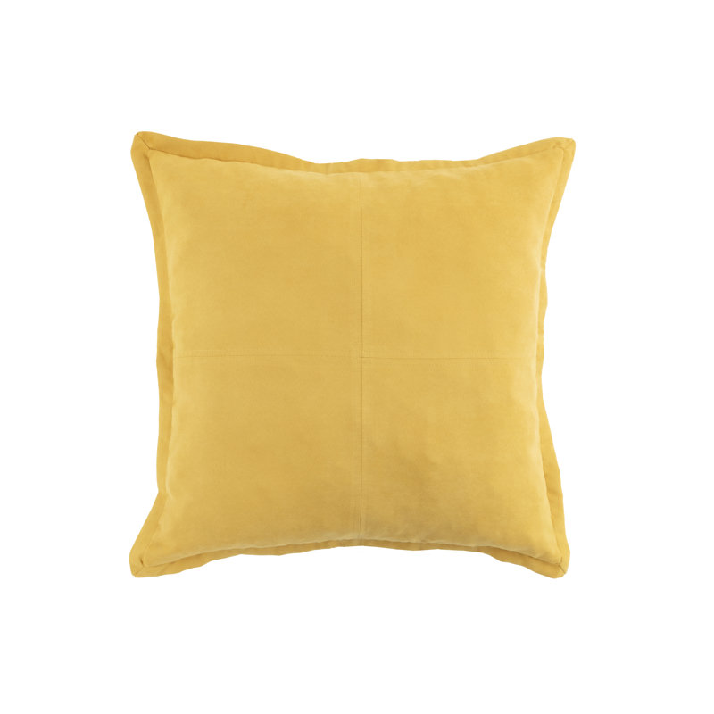 Jeté carré Feathers, Jaune minéral