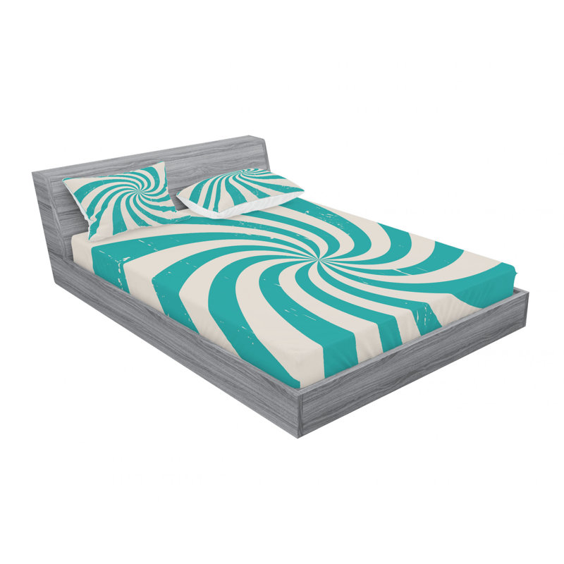Microfiber Sheet Set, Queen Sheet Set with Fitted Sheet