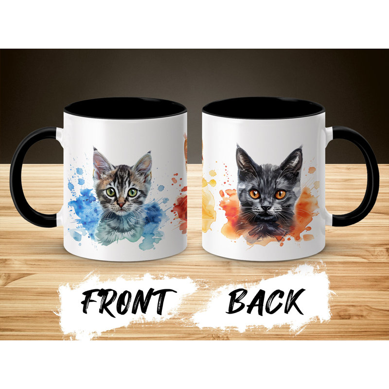 Ceramic Coffee Mug, 3, Black