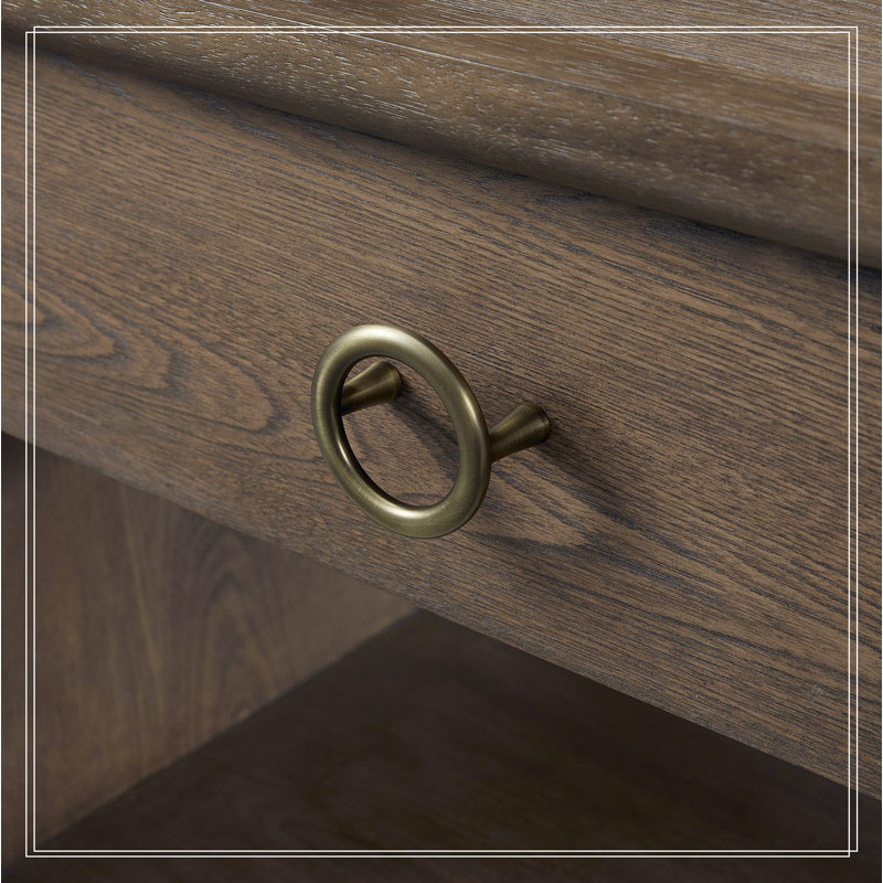 Waterfall End Table - Latte