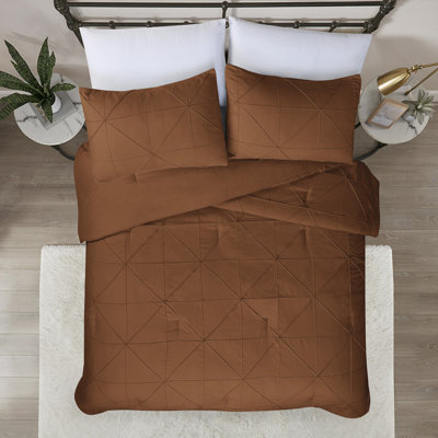 Ensemble d'édredon en microfibre Hartford Pintuck