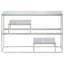 Geise 110cm Glass Top Console Table-2118328840-2118328841