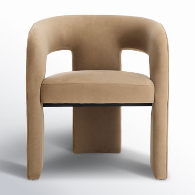 Meline Velvet Low Back Arm Chair