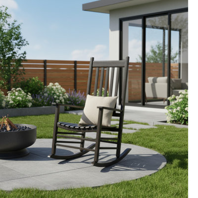 Outdoor Emjay Rocking Solid Wood Chair