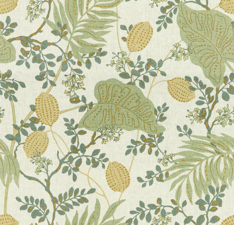Barclay Butera Linen Fabric, Aloe