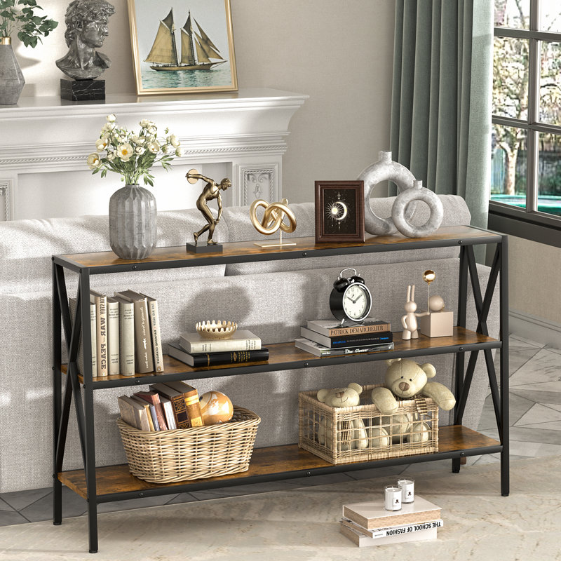 Console Lynise, Noir / brun