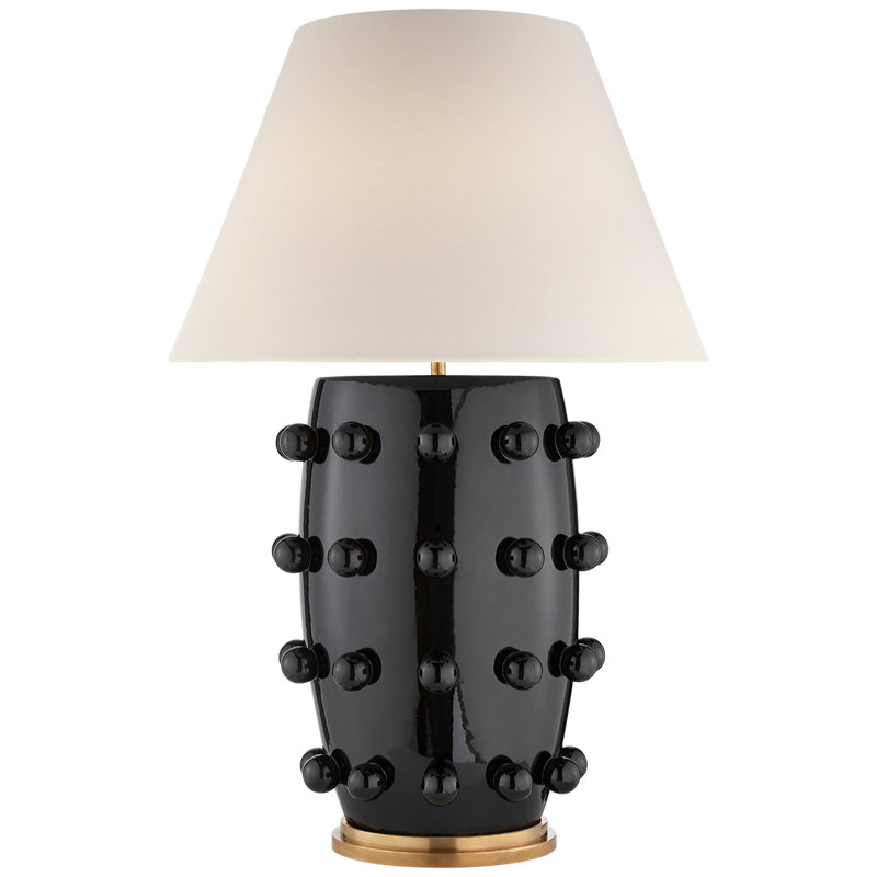 Kelly Wearstler Linden Table Lamp, Black