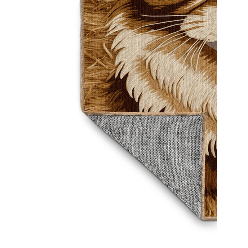 Washable Scottish Fold Cats Area Rug, Rectangle 2' x 3'