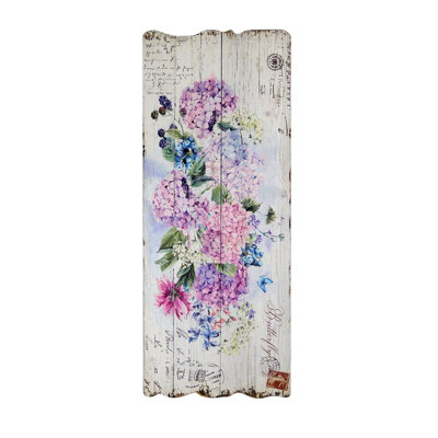 « full fleuri », impression sur bois