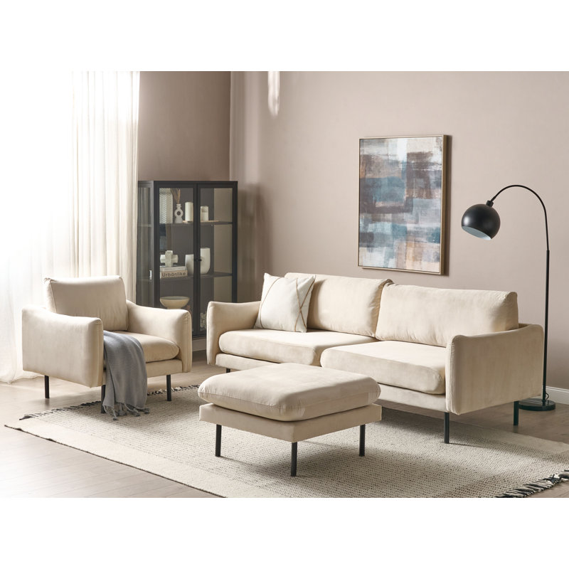 Nolensville 3 - Piece Living Room Set, Light Beige