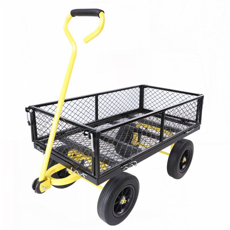 Wagon Cart Garden cart, Black