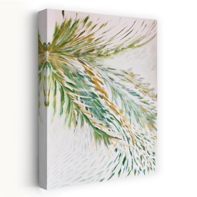 Art contemporain, paysage de printemps moderne et paisible