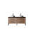 Munro 60 " W Freestanding Standard Free Standing 2 Double Vanity Bathroom Vanity With Stone Top