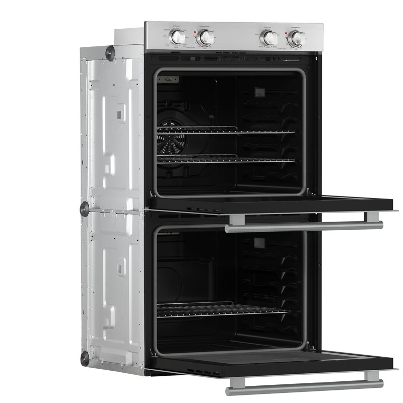 Four mural double en acier inoxydable Forno Vomero, 10 pieds cubes Four à convection 7100 Watts