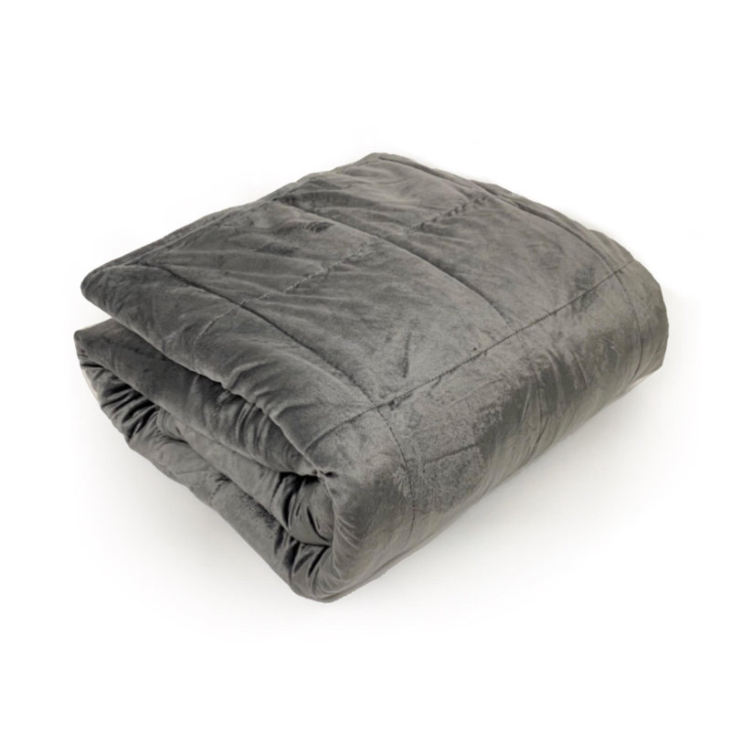 Couverture lestée de qualité supérieure pour un sommeil profond, soulage le stress et l'anxiété, Montoursville, Grand, 20 lb