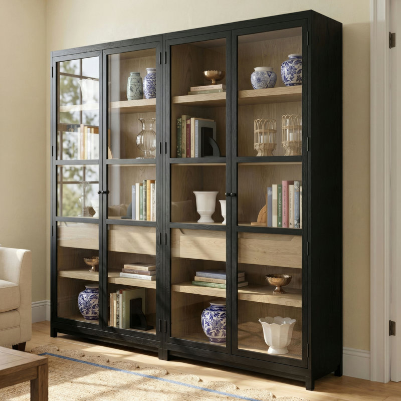 Sonata Dining Cabinet, Matte Black