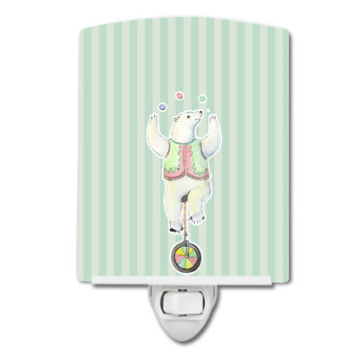Circus Bear Ceramic Night Light