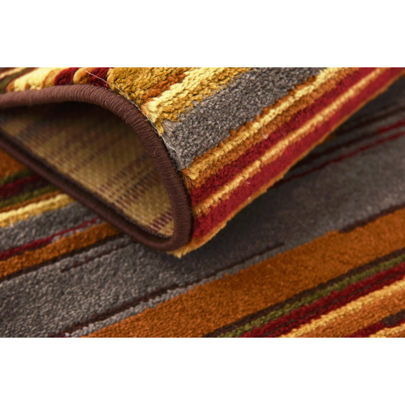 Striped Area Rug, Rectangle 152 x 244cm