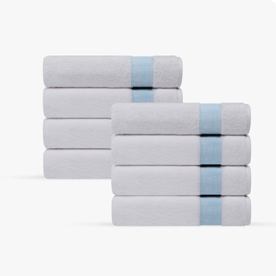 Ensemble de 8 serviettes turques Jonnae