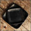 Assiette carrée Union Rustic Lekisa Stone