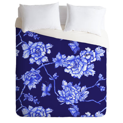 Polyester Floral Duvet Cover