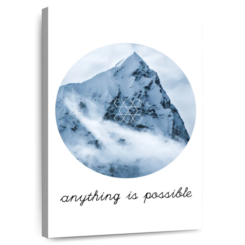 Tergel Geo Anything Is Possible, 24" H x 16" W