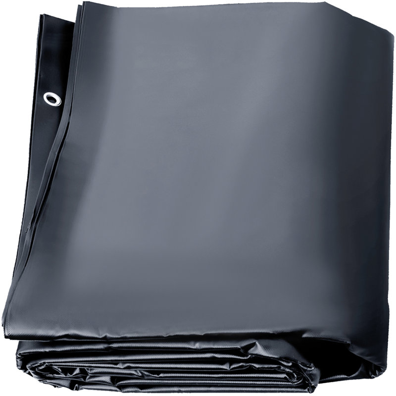Le couvercle de sécurité pour piscine convient aux piscines creusées rectangulaires, Noir, H 7 po x l 23 po x P 17 po