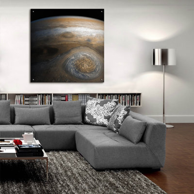 'Jupiter Storm Of The High North' by NASA Acrylic Glass Wall Art