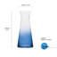 Aberjona - Carafe à eau et verres Old Fashioned doubles - Bleu-837545461