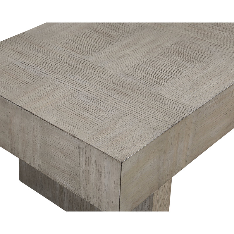 Table de bout ultramoderne en bois de couleur brun gris - Rectangulaire pour la maison