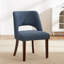 Chaise d'appoint rembourrée en bois massif-877271106