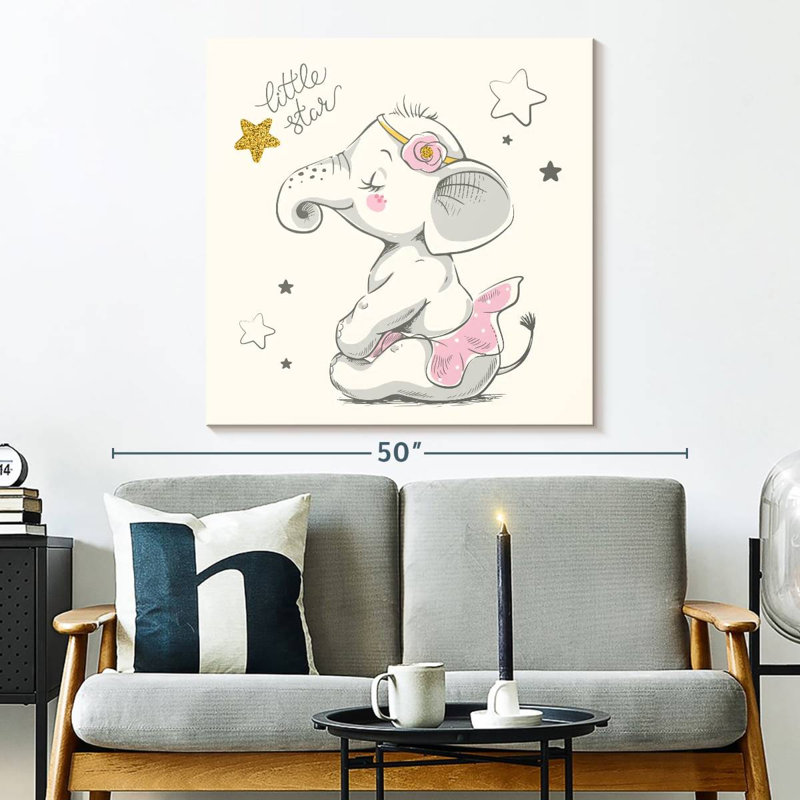 Ashelle éléphant ballerine, H 33 po x l 33 po