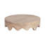 Plateau de service rond en bois Nara