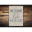 Plaque d'ancrage en aluminium Lake House-703203725