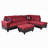 Everlyse 103.5" Wide Sofa & Chaise With Ottoman-42074379-31269333