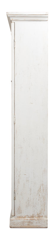 Glass China Cabinet, White