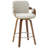 Modern Upholstered Swivel Counter Height Bar Stool-790832282