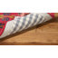 Tapis rouge en laine touffeté à la main Wahcheechee-74736731