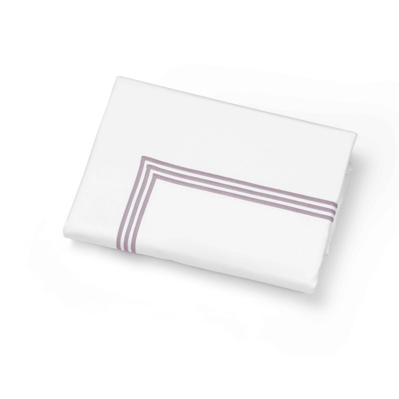 Platinum Percale Duvet Cover, Thistle, King Duvet Cover