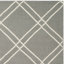Tapis géométrique en laine / coton tissé à la main Rodgers-681365229