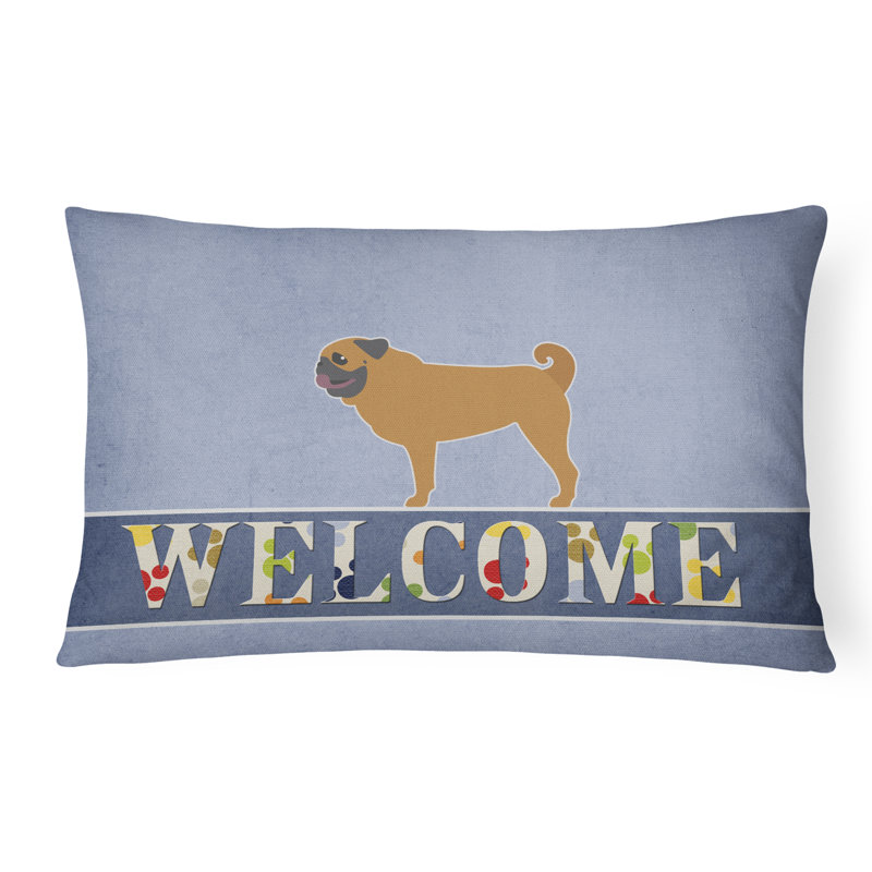  Coussin Pug Welcome