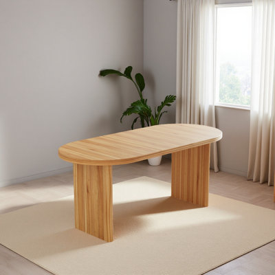 Table de salle à manger extensible moderne avec rallonge amovible