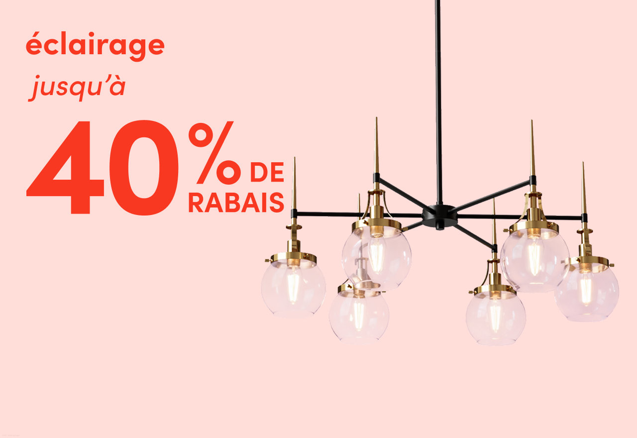 éclairage en solde