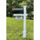 Personalized Post Mounted Mailbox