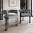 Black Metal Dining Chair-137470523