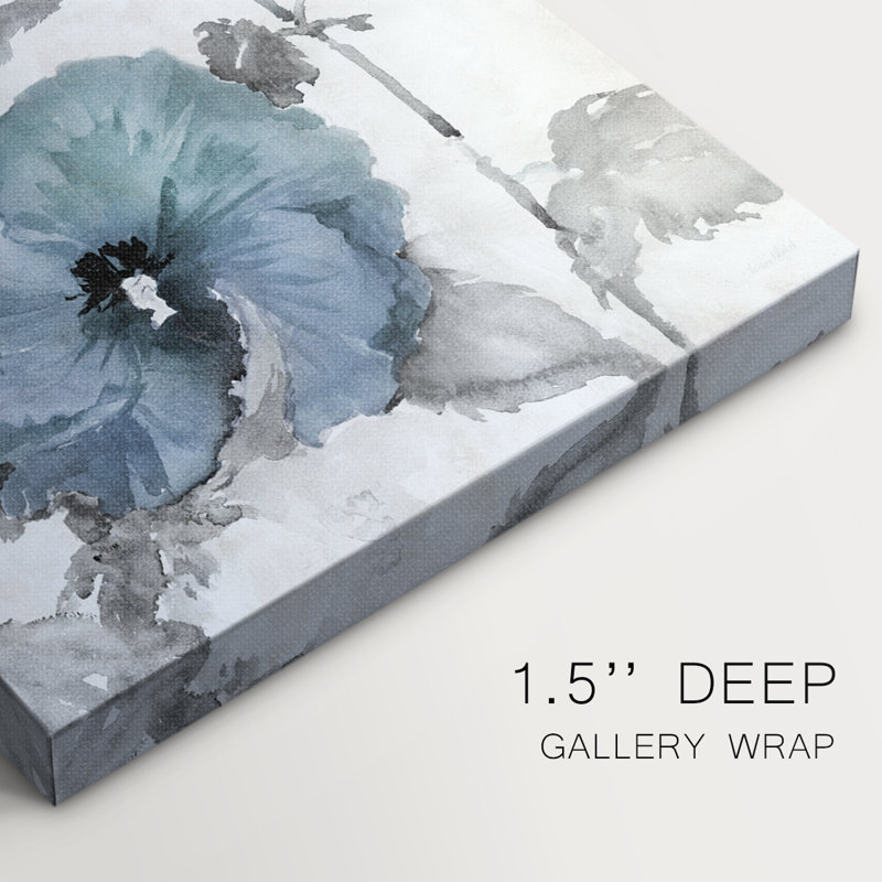 Cottage bleu I - galerie Cavas, H 12 po x l 8 po