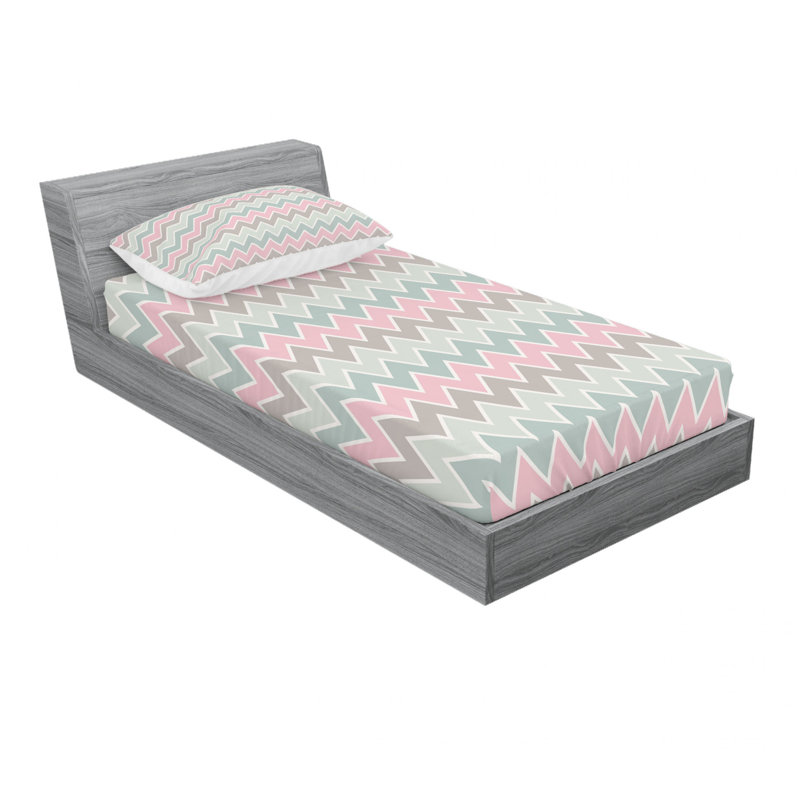 Ensemble de draps Vintage Funky, Ensemble de draps pour lit simple TG avec drap-hou