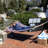 2-Person Quilted Polyester Spreader Bar Hammock - Nautical Stripe-870824545