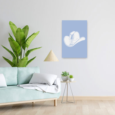 Cowboy Essence Bold Minimalist Modern Coastal Wall Art Print