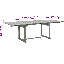 Jameelah 8 - Person Acacia Solid Wood Patio Dining Set Extendable and Umbrella Hole Included Rectangular Table-1502045721